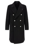 Tagliatore Black Cashmere Coat