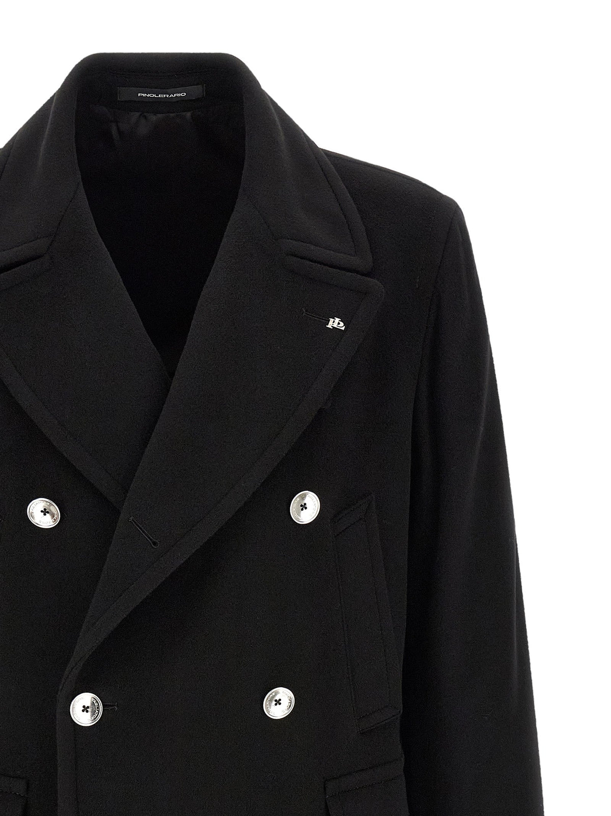 Tagliatore Black Cashmere Coat