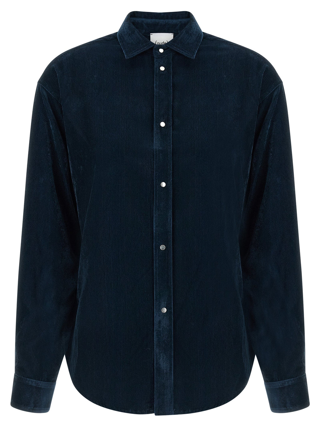 NUDE Blue Viscose Blouse
