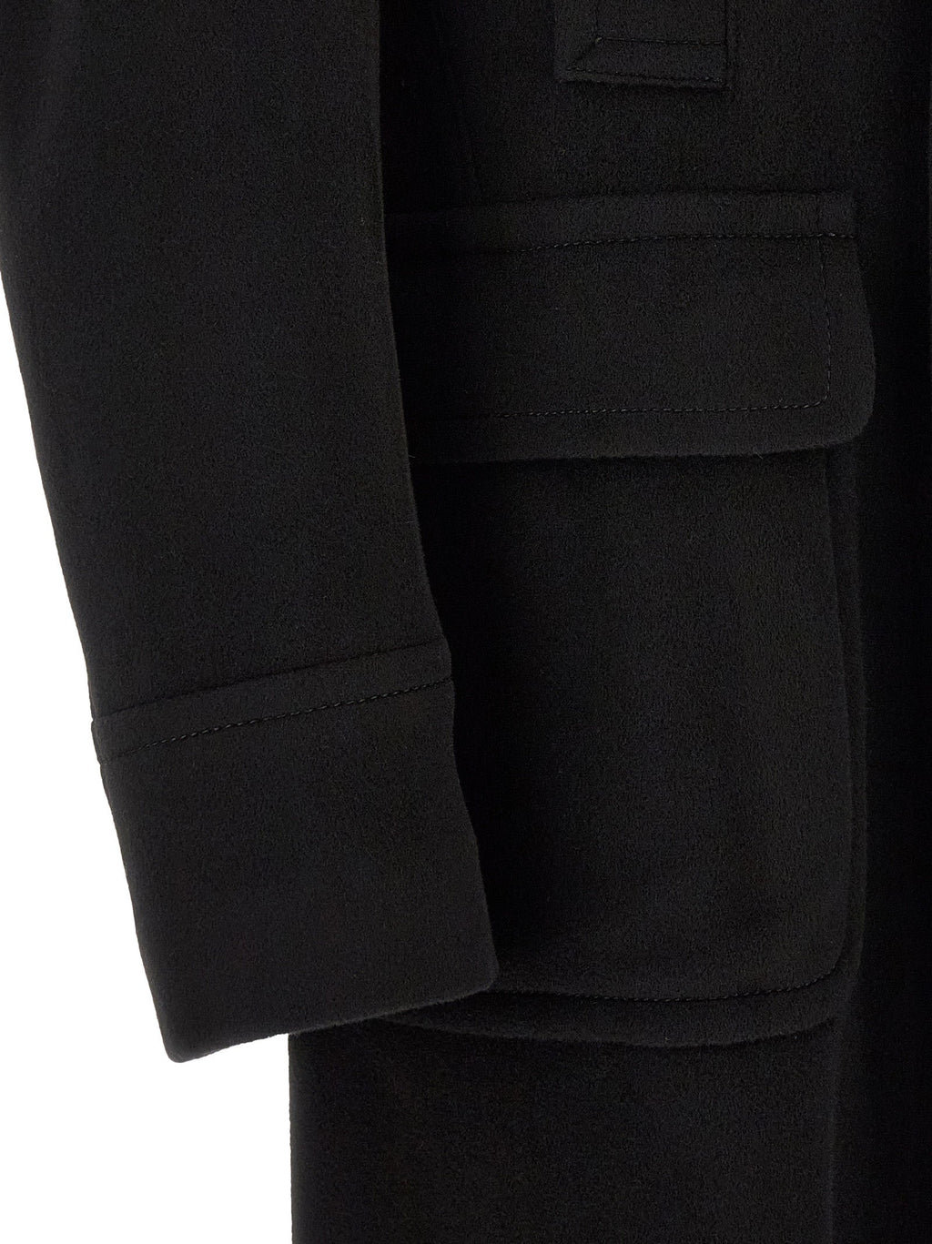 Tagliatore Black Cashmere Coat