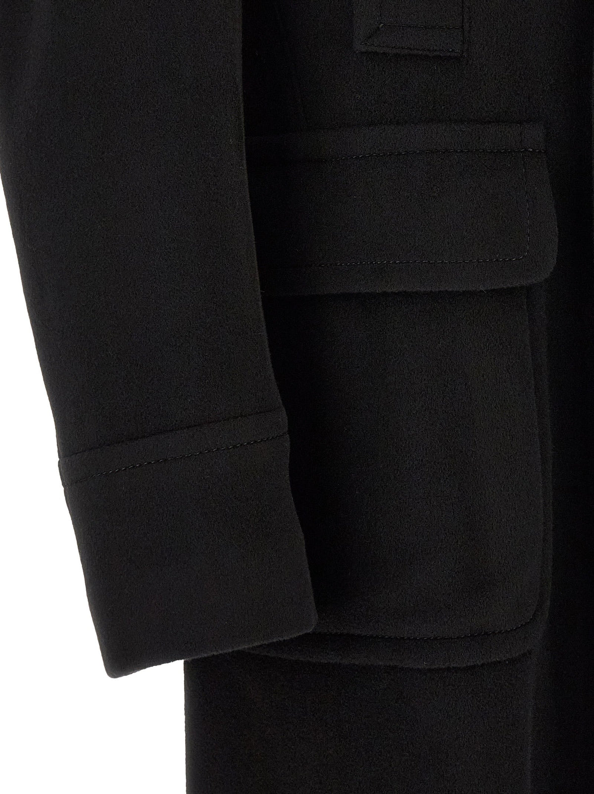 Tagliatore Black Cashmere Coat
