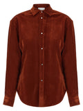 NUDE Red Viscose Blouse
