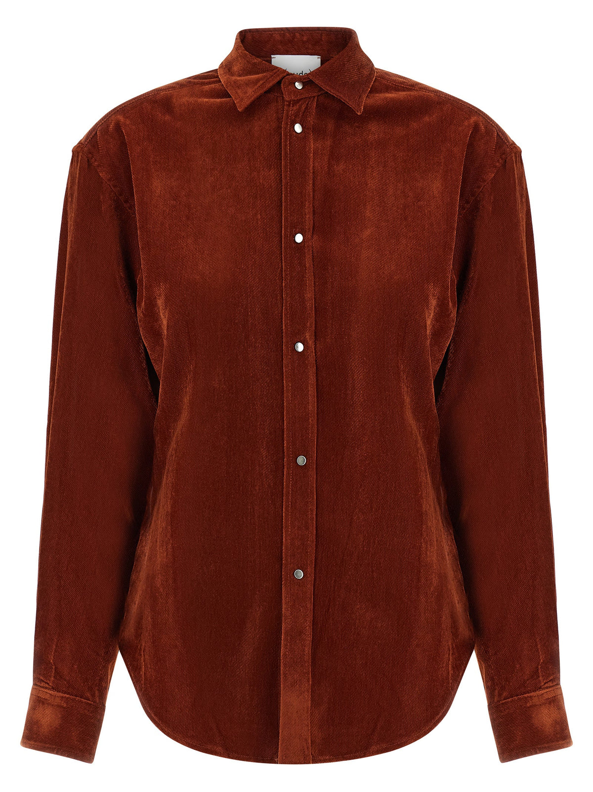 NUDE Red Viscose Blouse