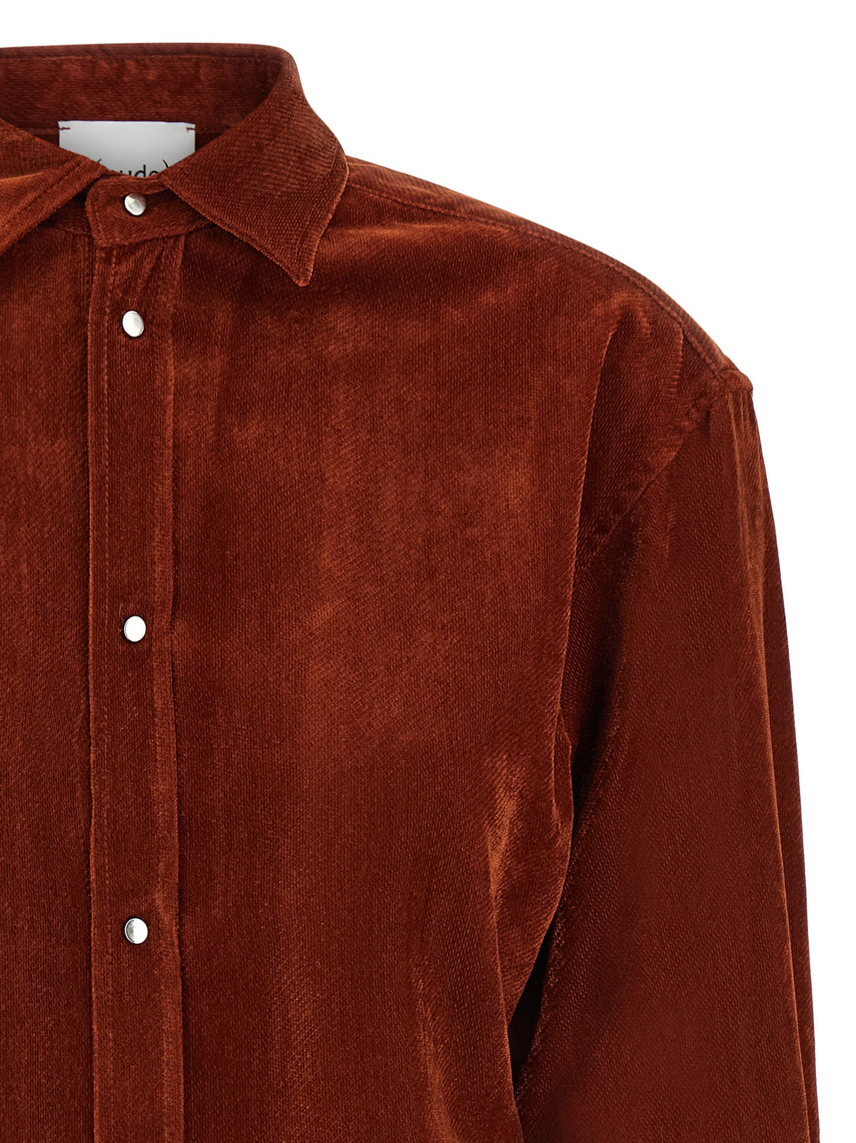 NUDE Red Viscose Blouse