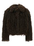 Tagliatore Brown Polyester Full-Length Jacket