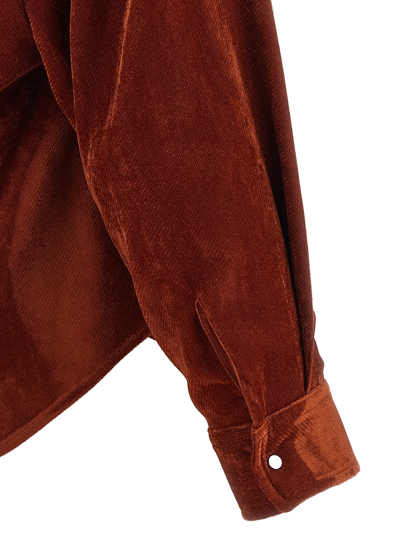 NUDE Red Viscose Blouse