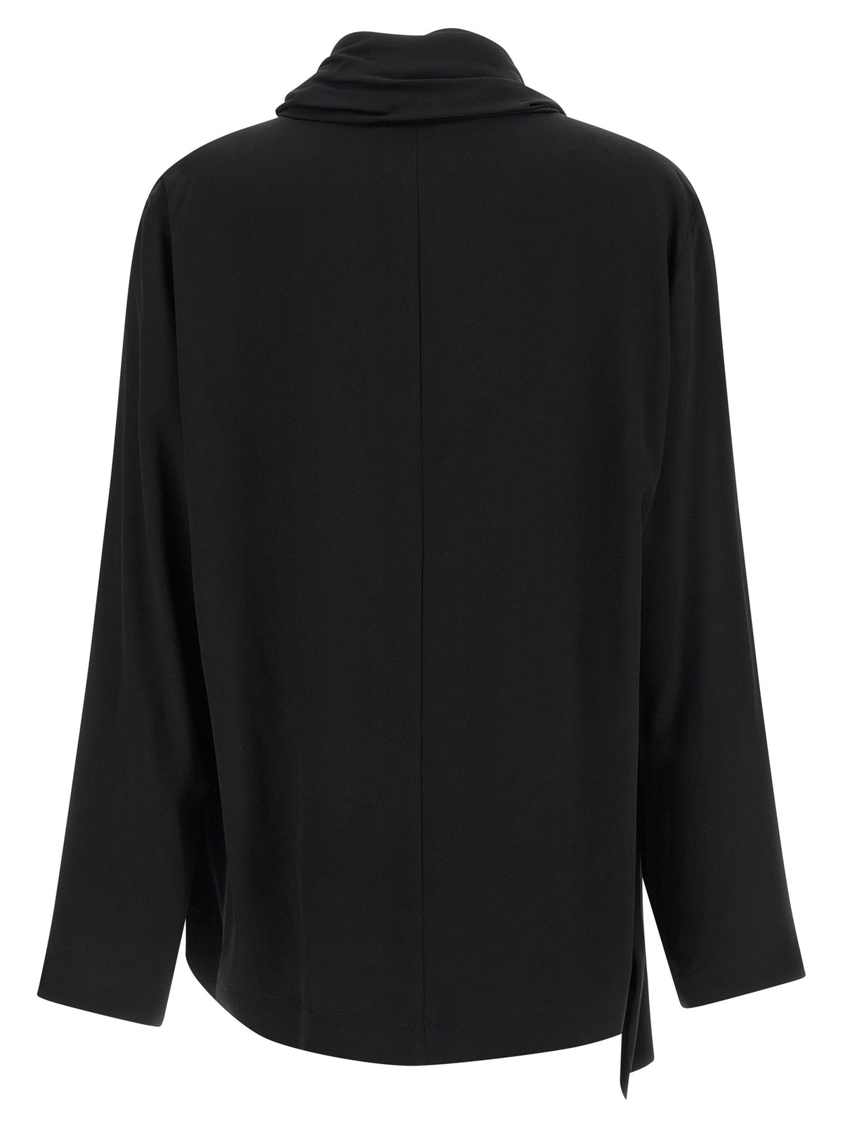 NUDE Black Viscose Blouse