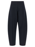 NUDE Blue Wool Casual Pants