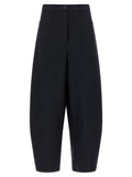 NUDE Black Wool Casual Pants