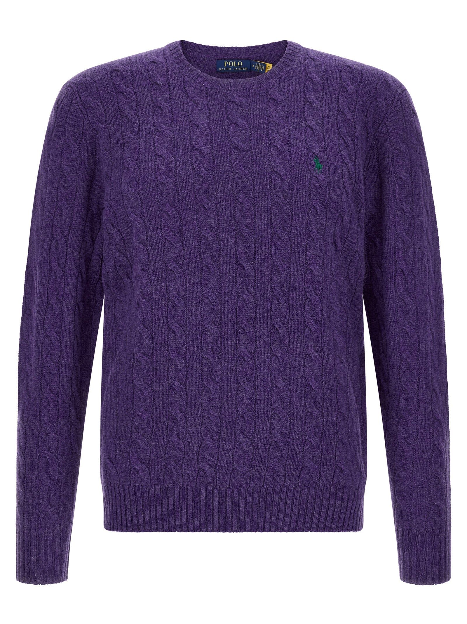 Polo Ralph Lauren Purple Wool Cardigan