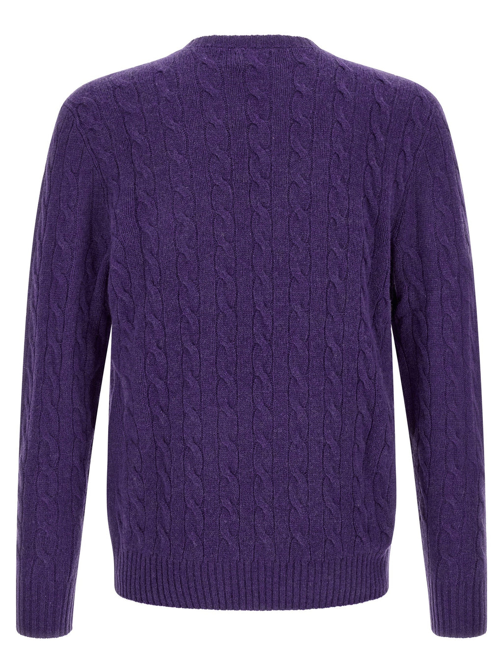 Polo Ralph Lauren Purple Wool Cardigan