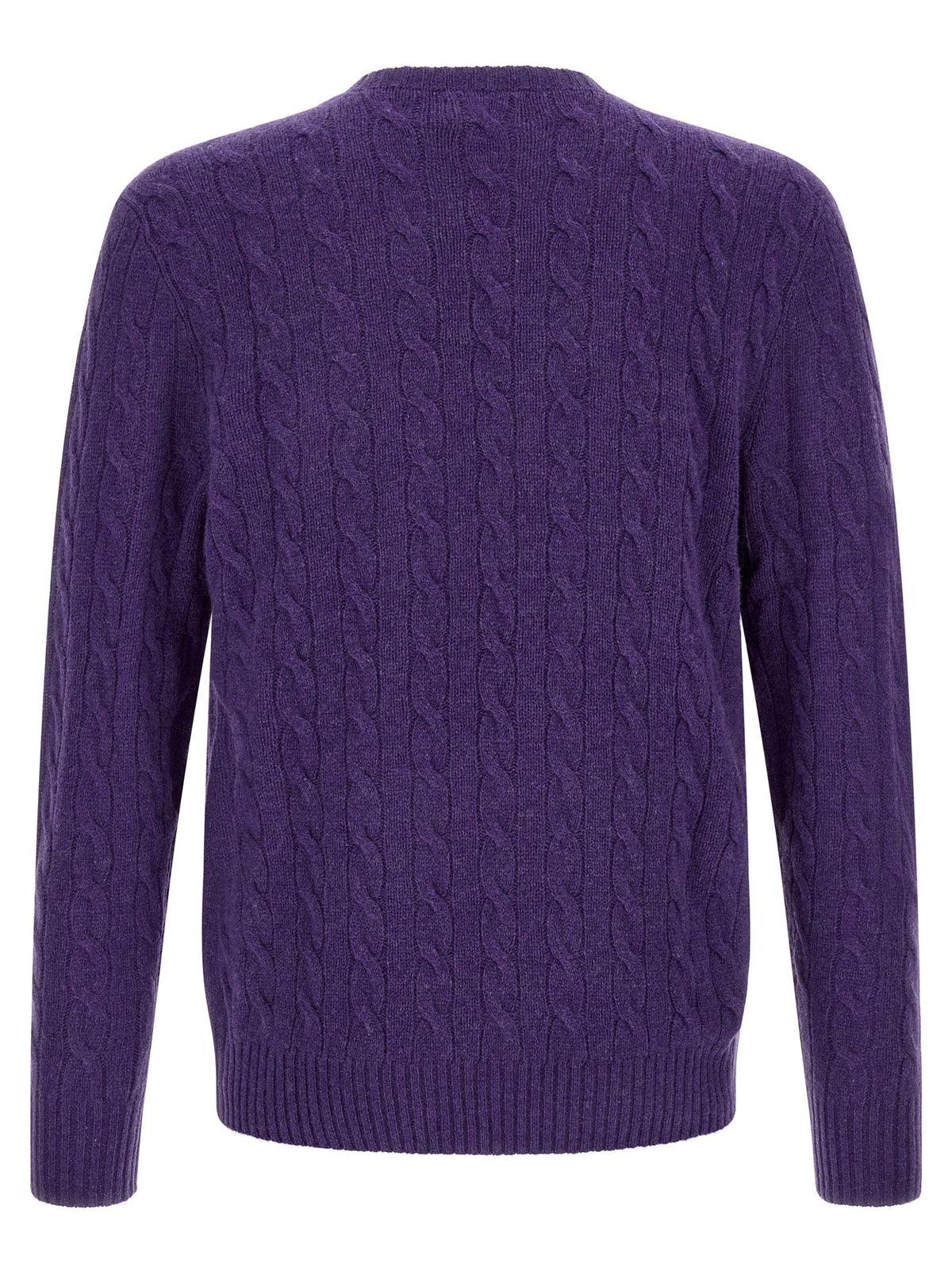 Polo Ralph Lauren Purple Wool Cardigan