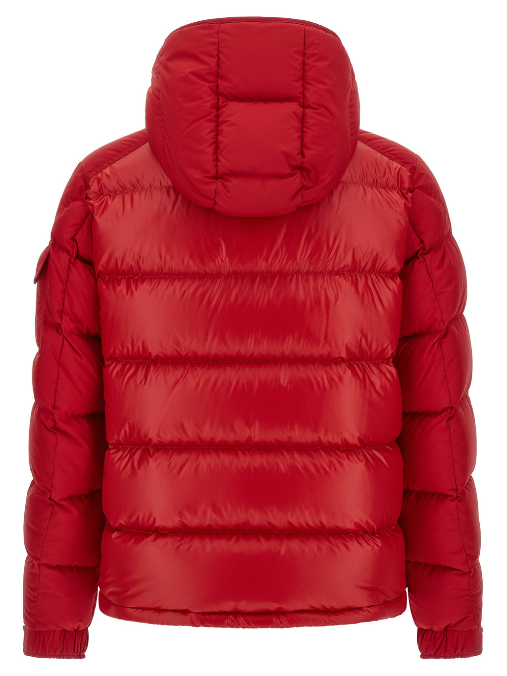 Moncler Red Polyester Full-Length Jacket