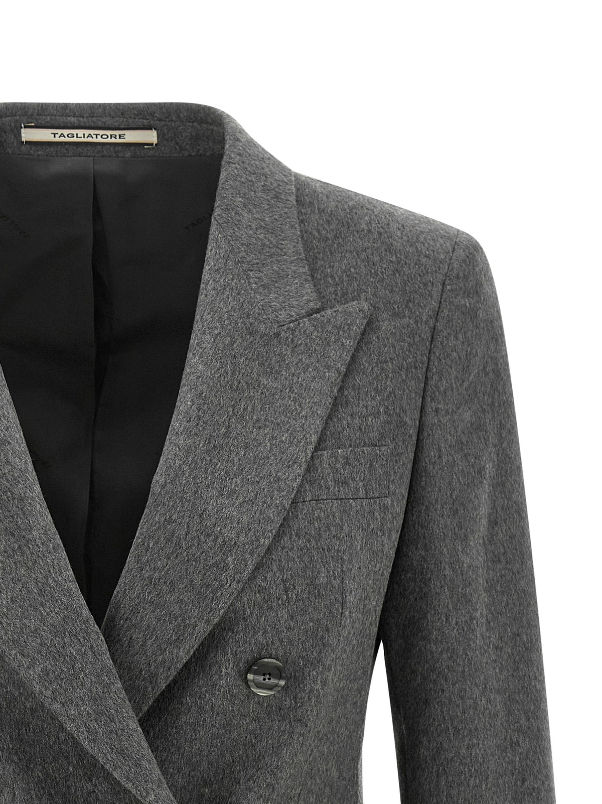 Tagliatore Gray Cashmere Blazer