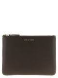 Comme Des Garçons Brown Cowhide Cardholder