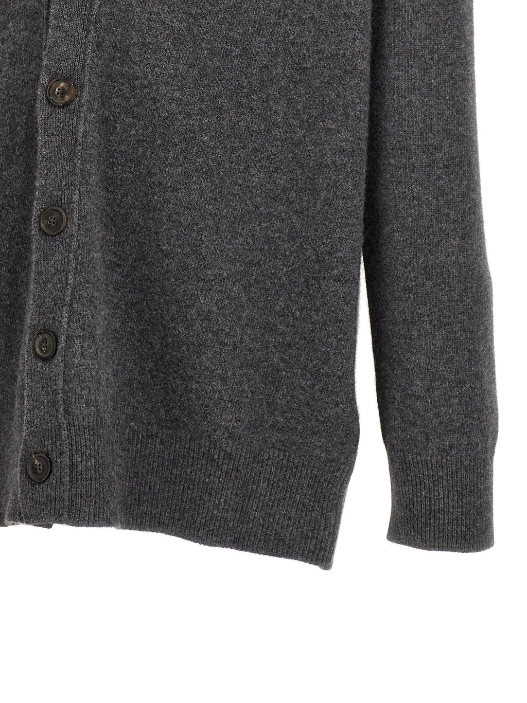 Maison Margiela Gray Wool Cardigan