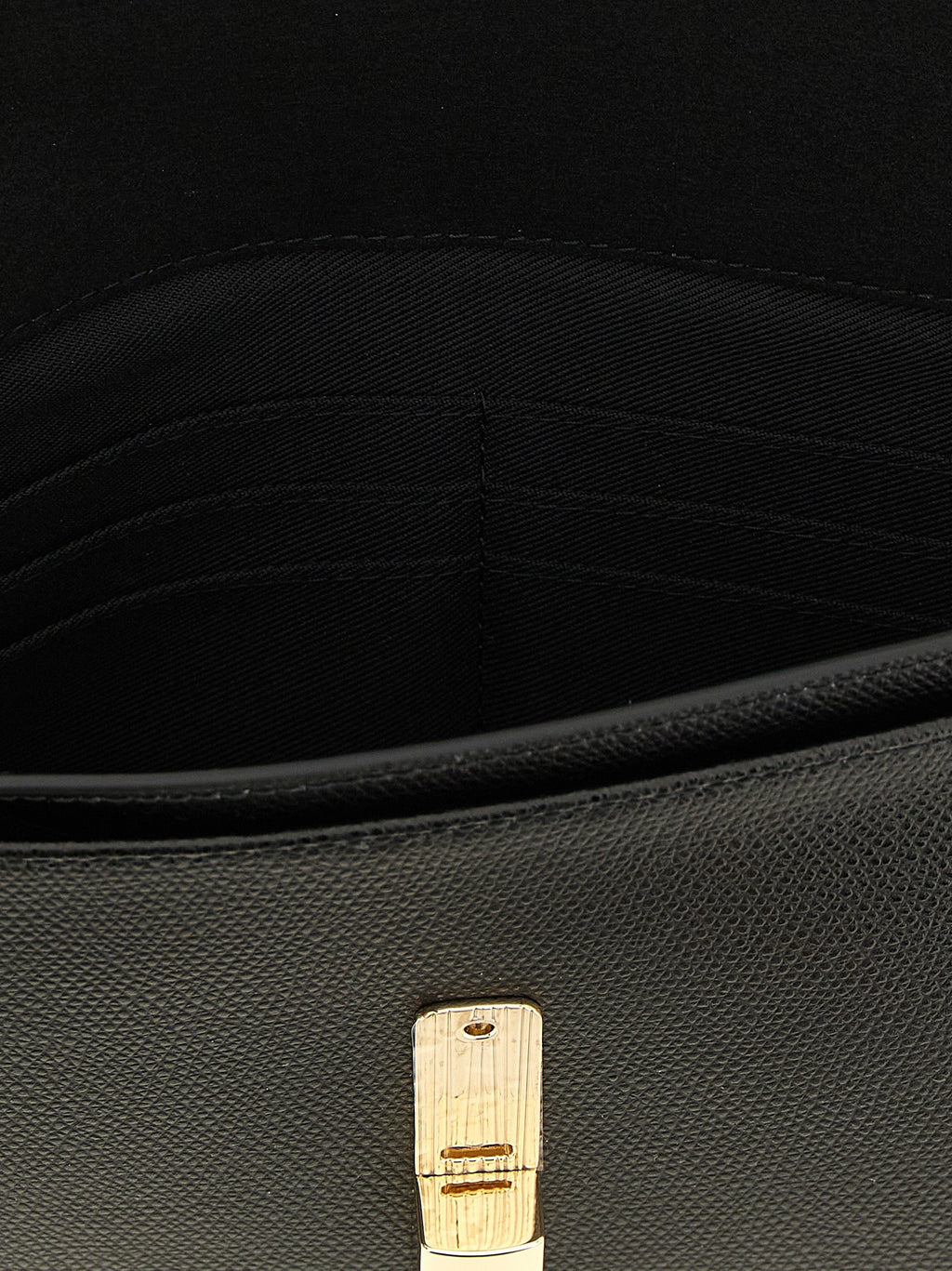 Furla Black Calfskin Clutch Bag