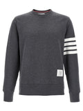 Thom Browne Gray Cotton Sweatshirt