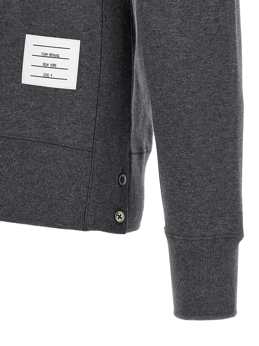 Thom Browne Gray Cotton Sweatshirt
