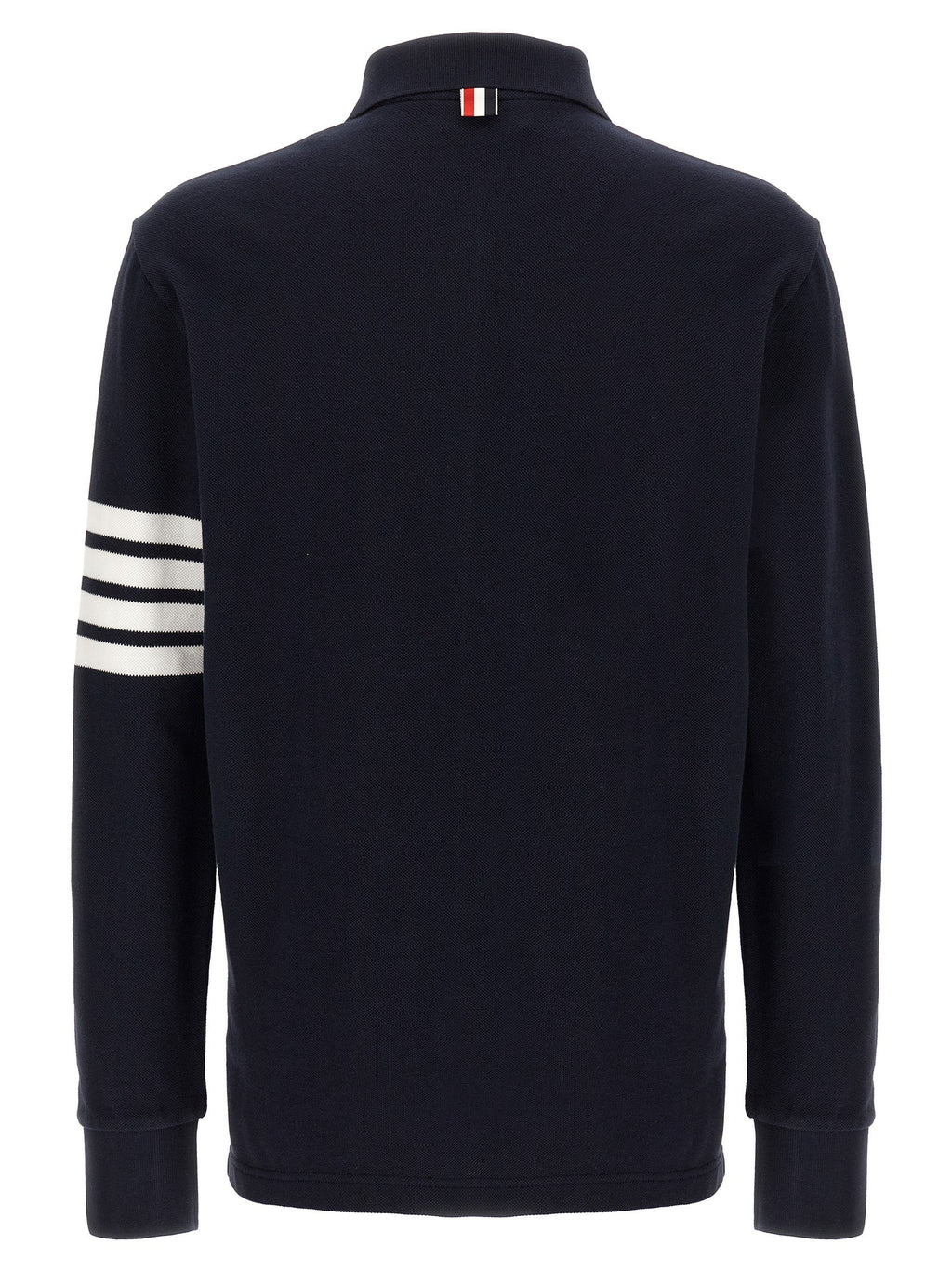 Thom Browne Blue Cotton Polo Shirt