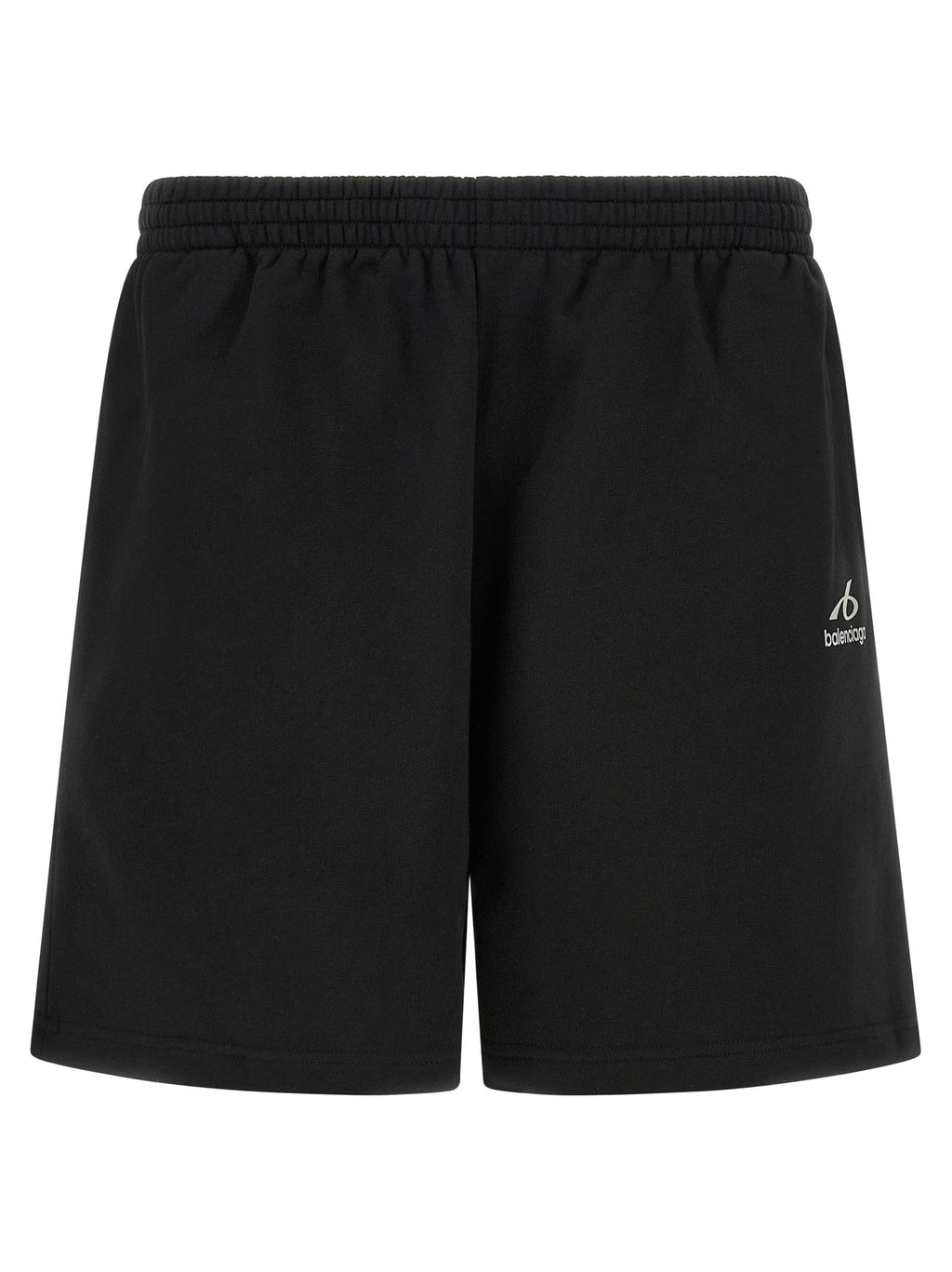 Balenciaga Black Cotton Bermuda Shorts