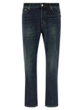 Department 5 Blue Cotton Straight-Leg Jeans