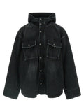 Balenciaga Black Cotton Denim Jacket