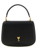 Ami Paris Black Cowhide Handbag