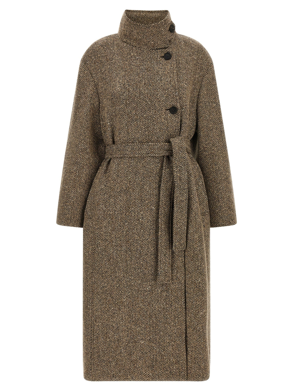 Brunello Cucinelli Brown Virgin Wool Coat