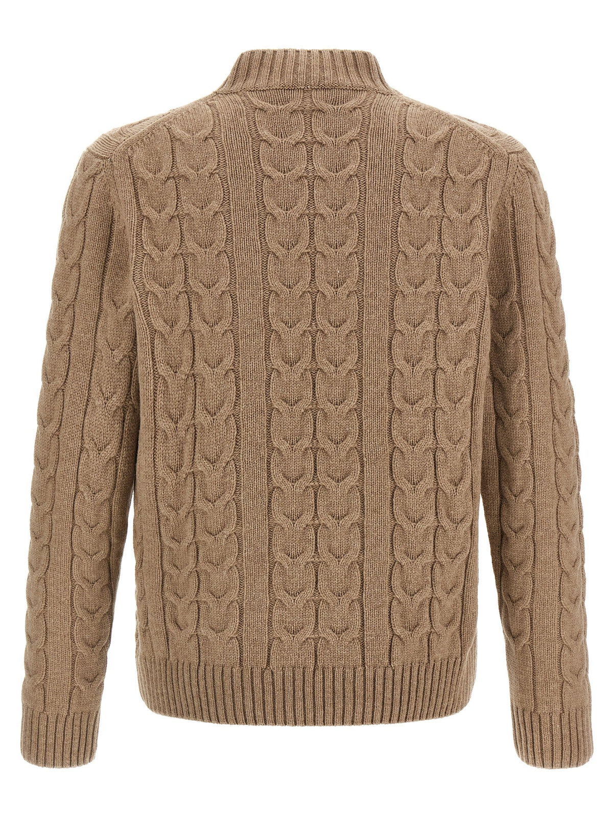 ZANONE Beige Virgin Wool Cardigan