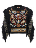 FARM RIO Black Wool Cardigan