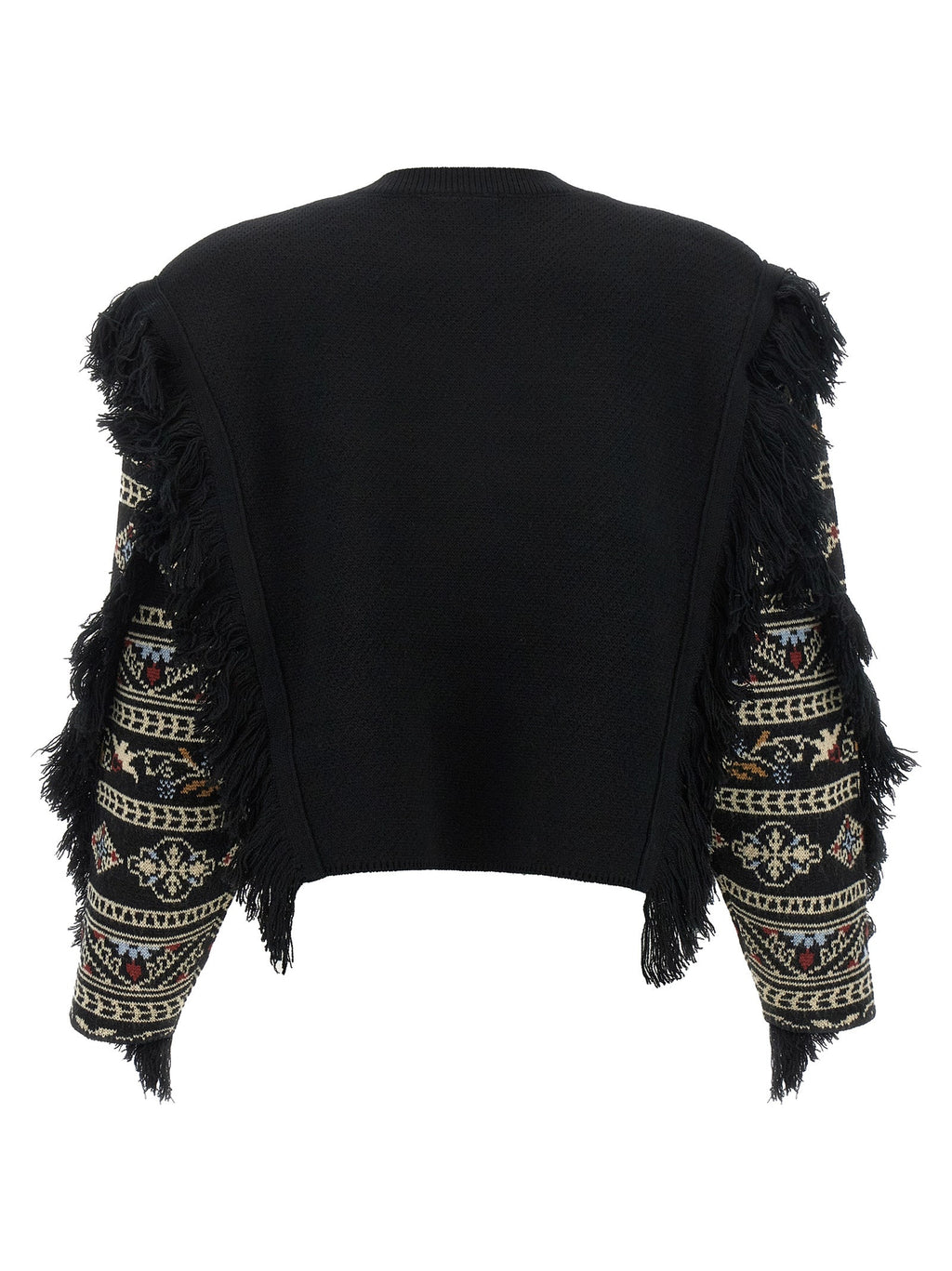 FARM RIO Black Wool Cardigan