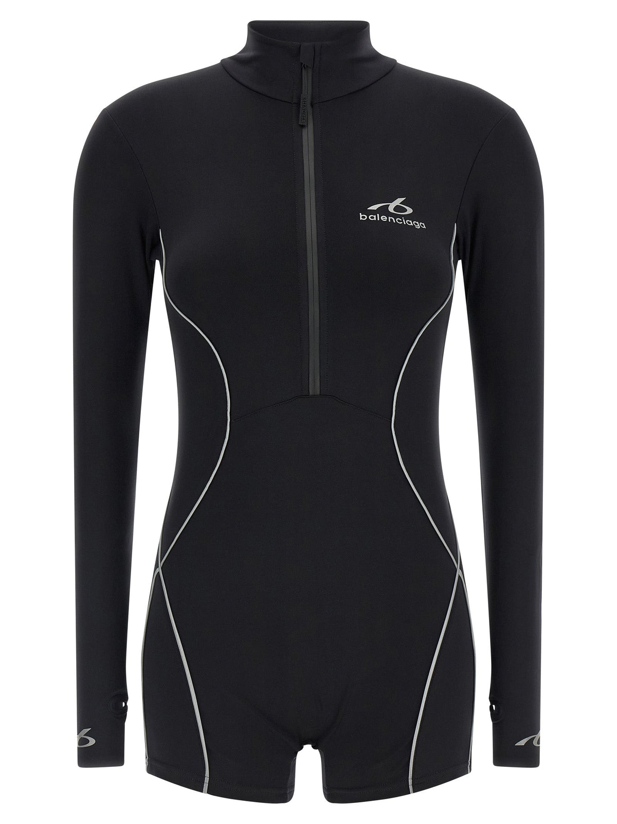 Balenciaga Black Polyamide Bodysuit