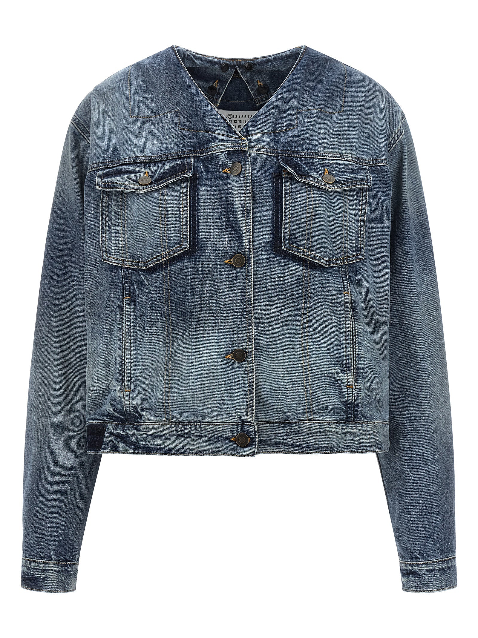Maison Margiela Blue Cotton Denim Jacket