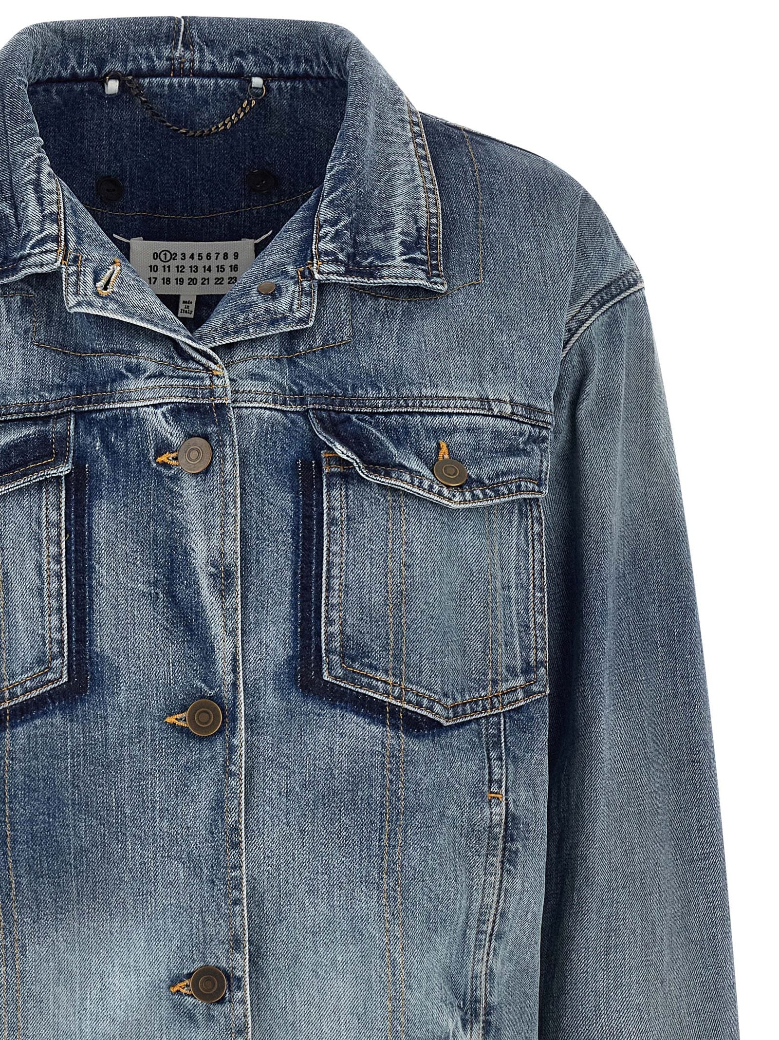 Maison Margiela Blue Cotton Denim Jacket