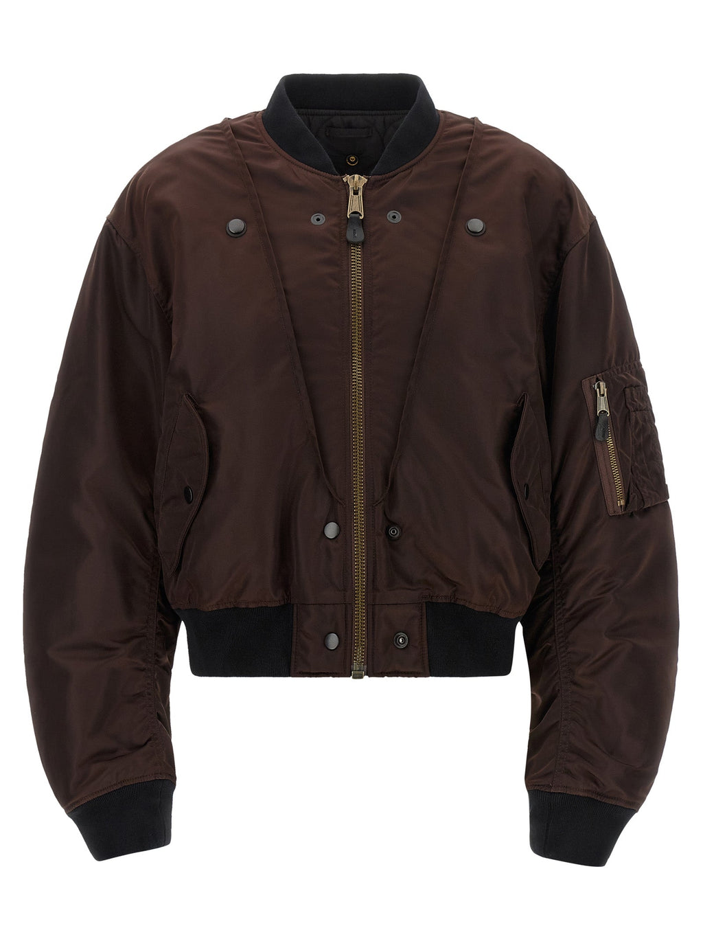 Maison Margiela Brown Polyamide Bomber