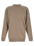 Jil Sander Beige Wool Cardigan