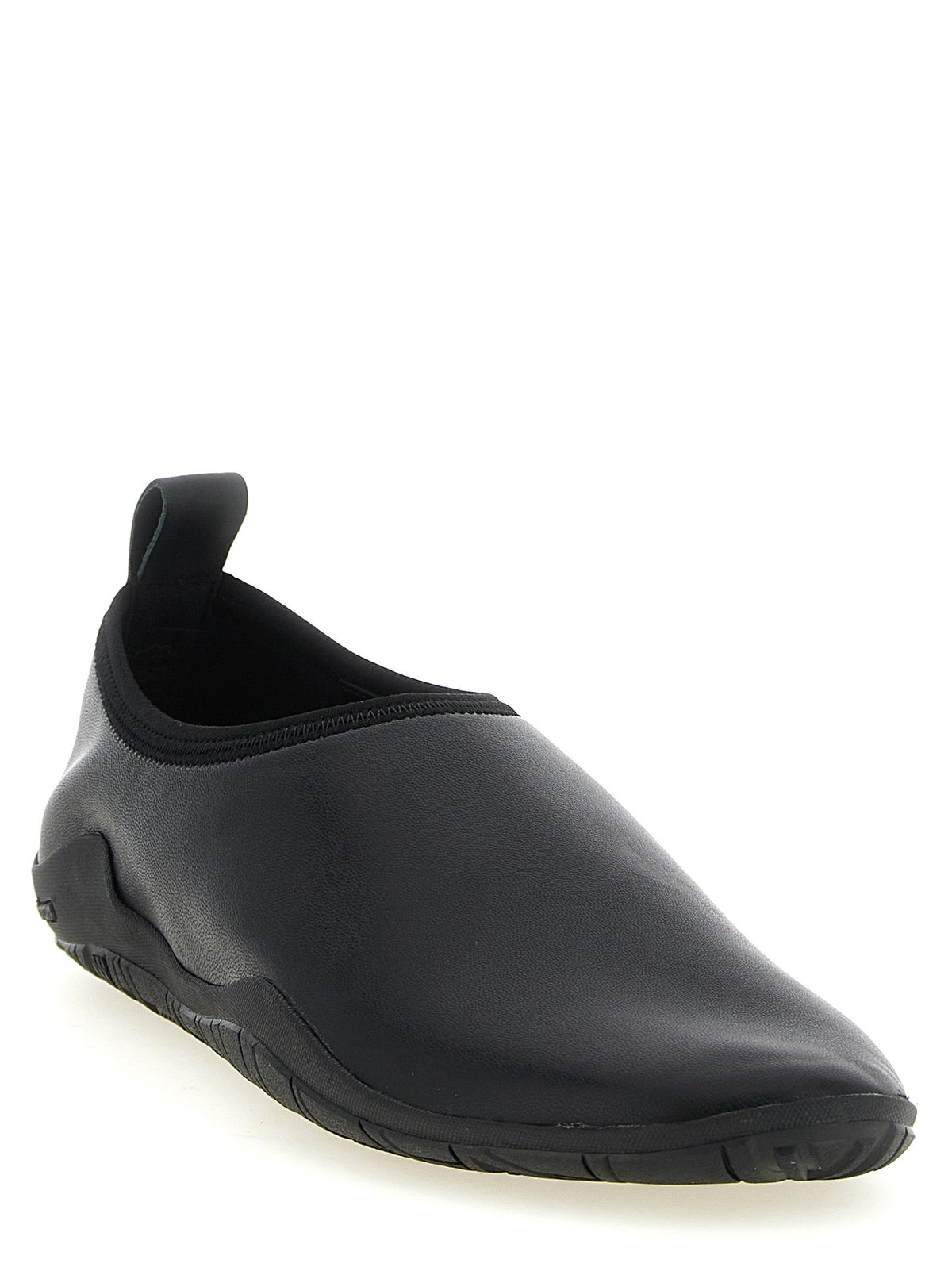 Jil Sander Black Polyethylene Flats