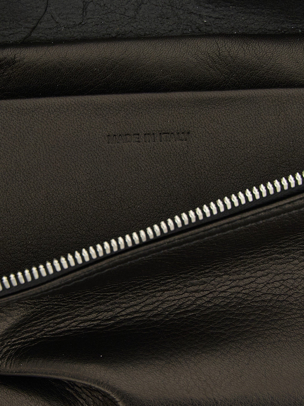 Rick Owens Black Calfskin Crossbody Bag