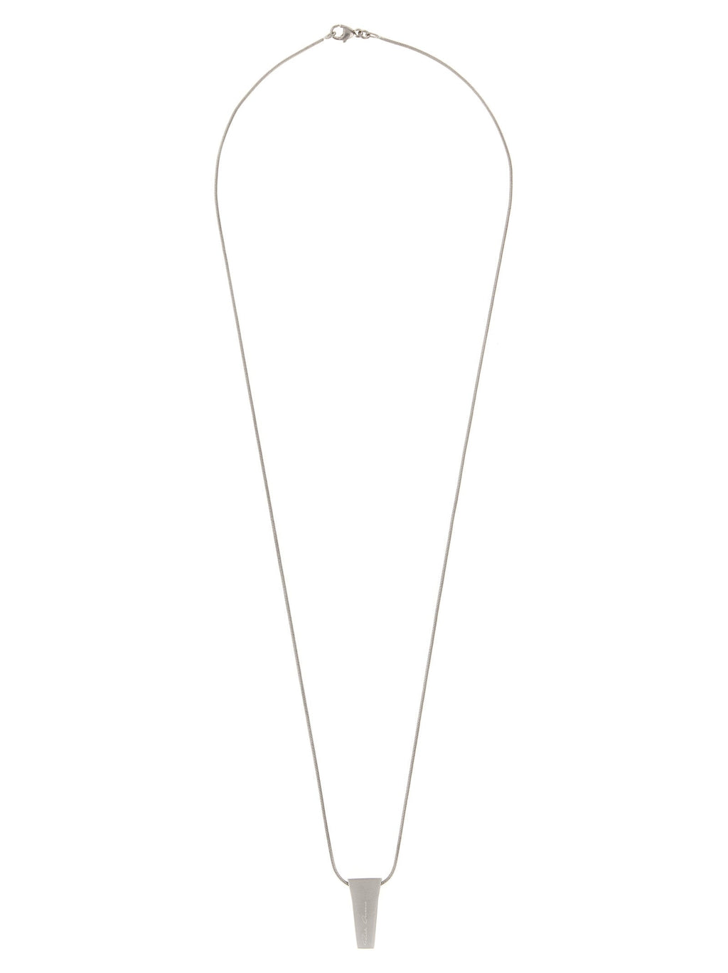 Rick Owens Silver Brass Necklace