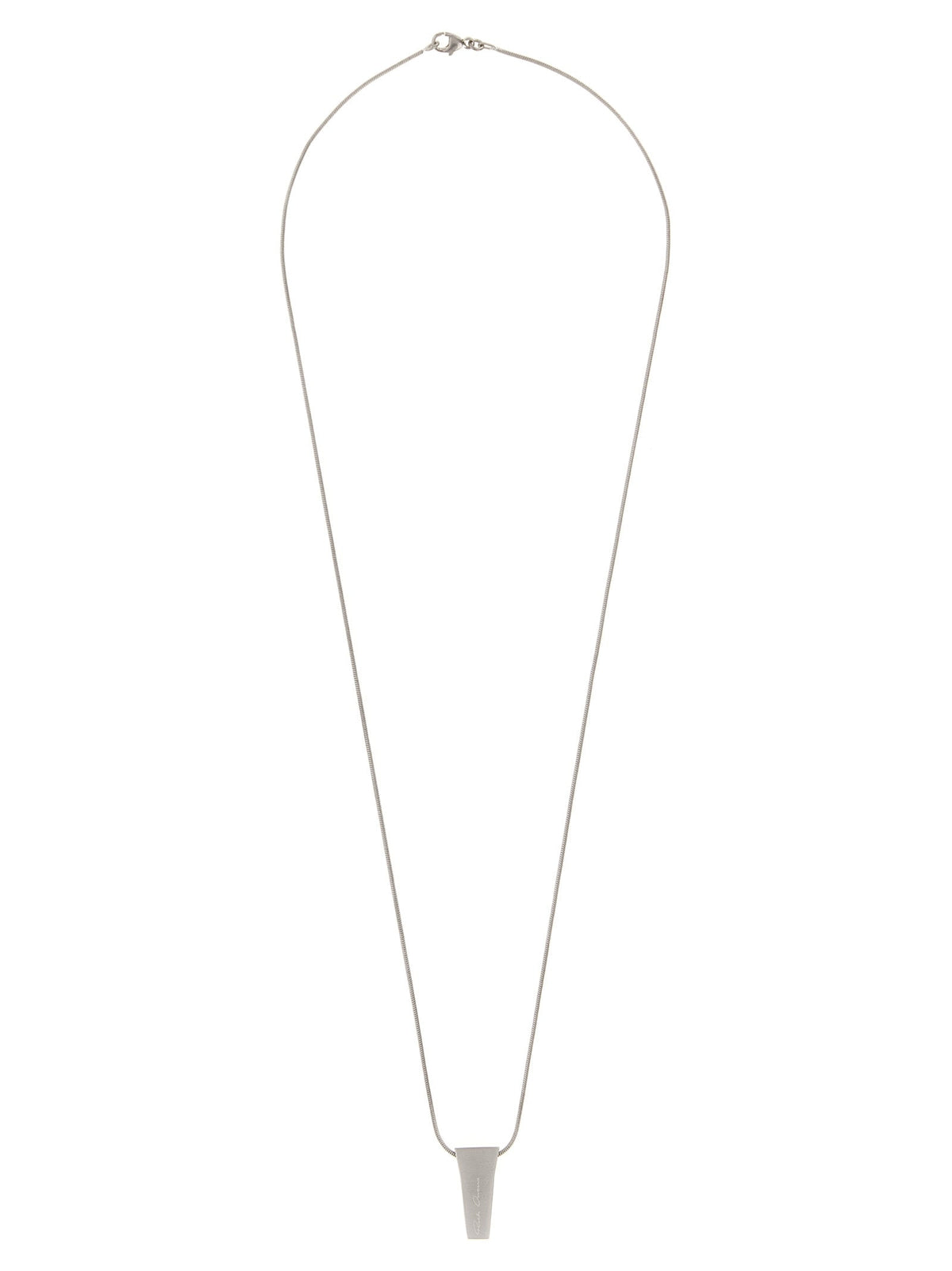 Rick Owens Silver Brass Necklace
