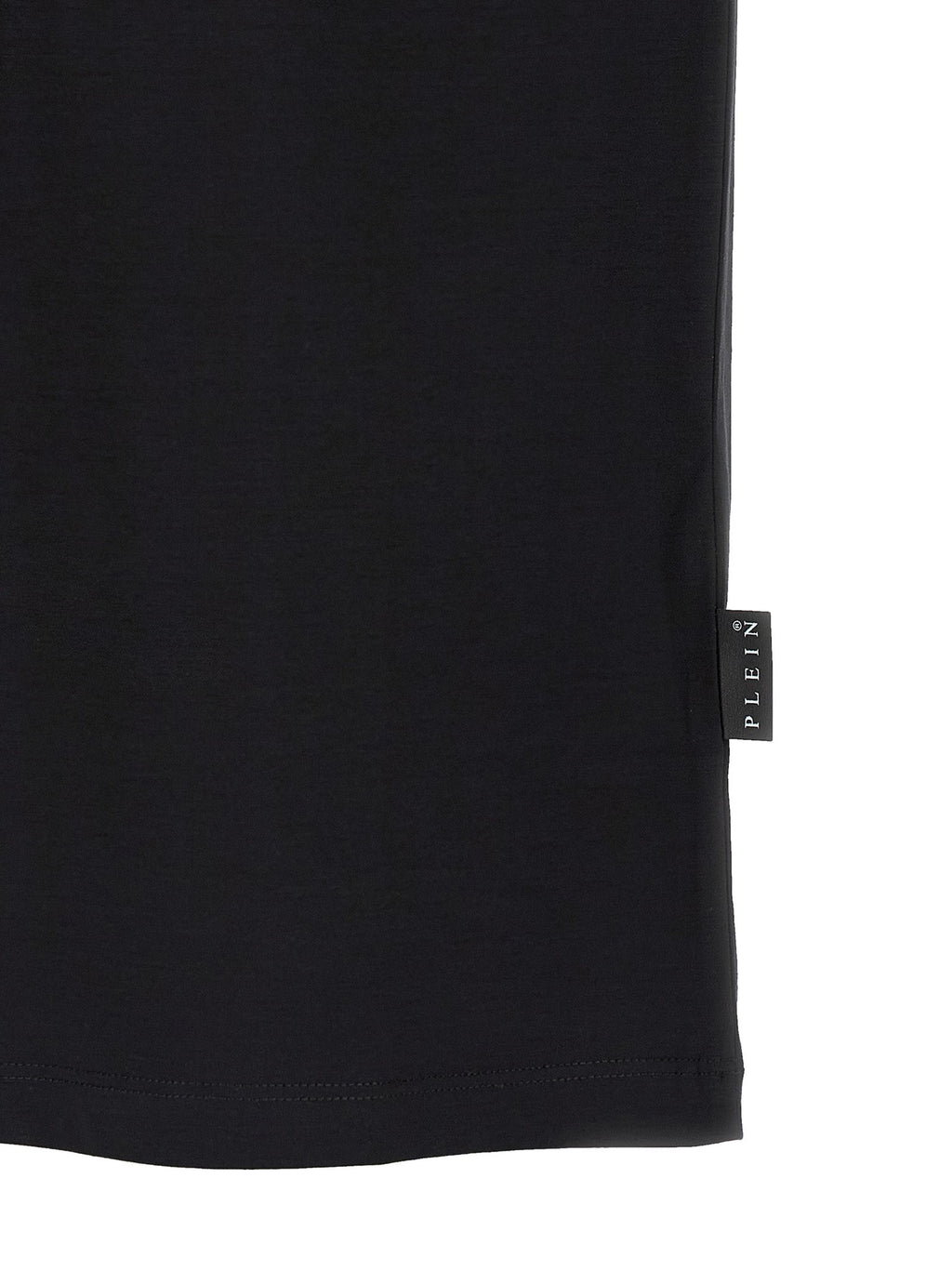 Philipp Plein Black Cotton T-Shirt