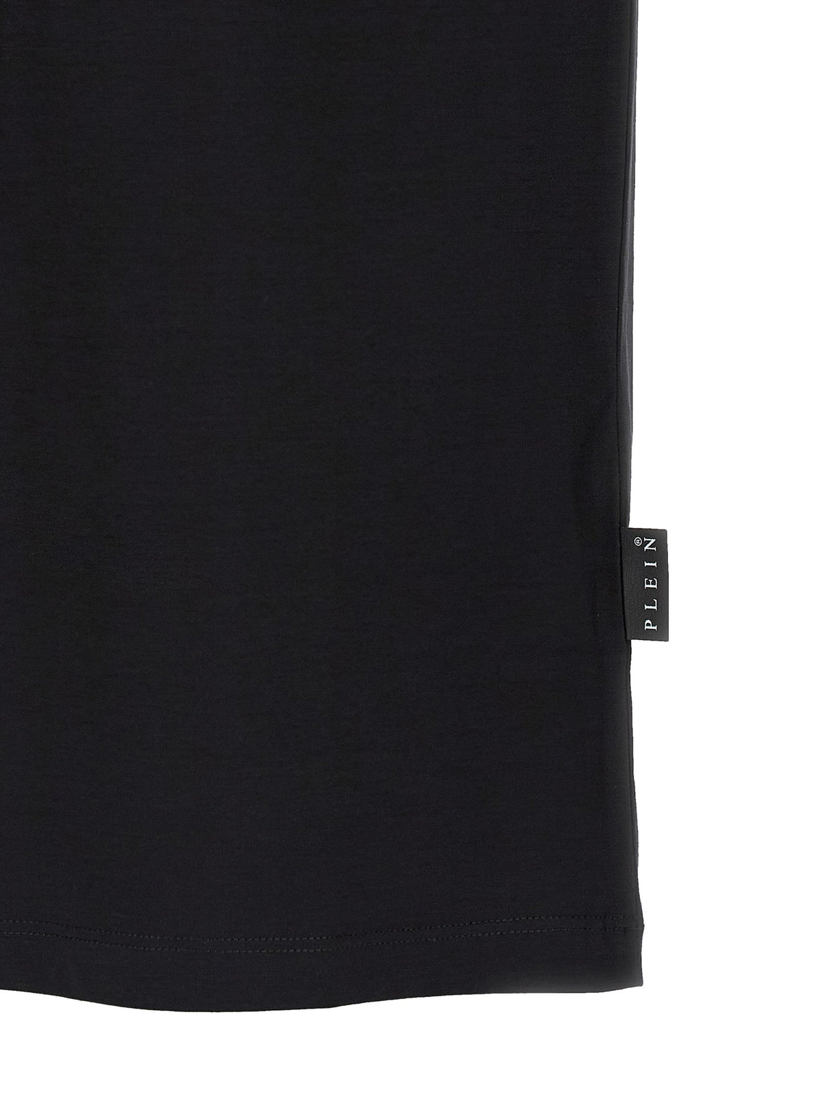 Philipp Plein Black Cotton T-Shirt