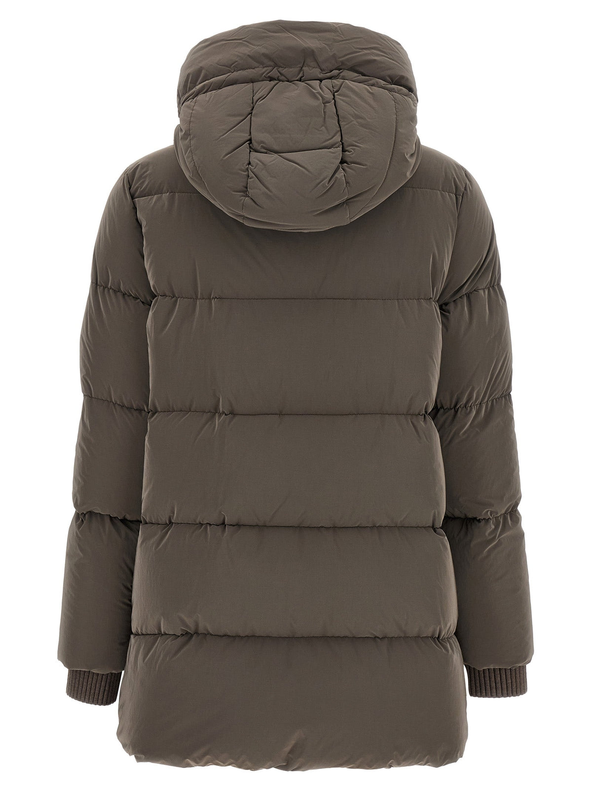 MooRER Brown Wool Full-Length Jacket
