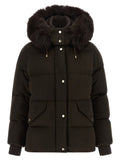 MooRER Brown Wool Full-Length Jacket