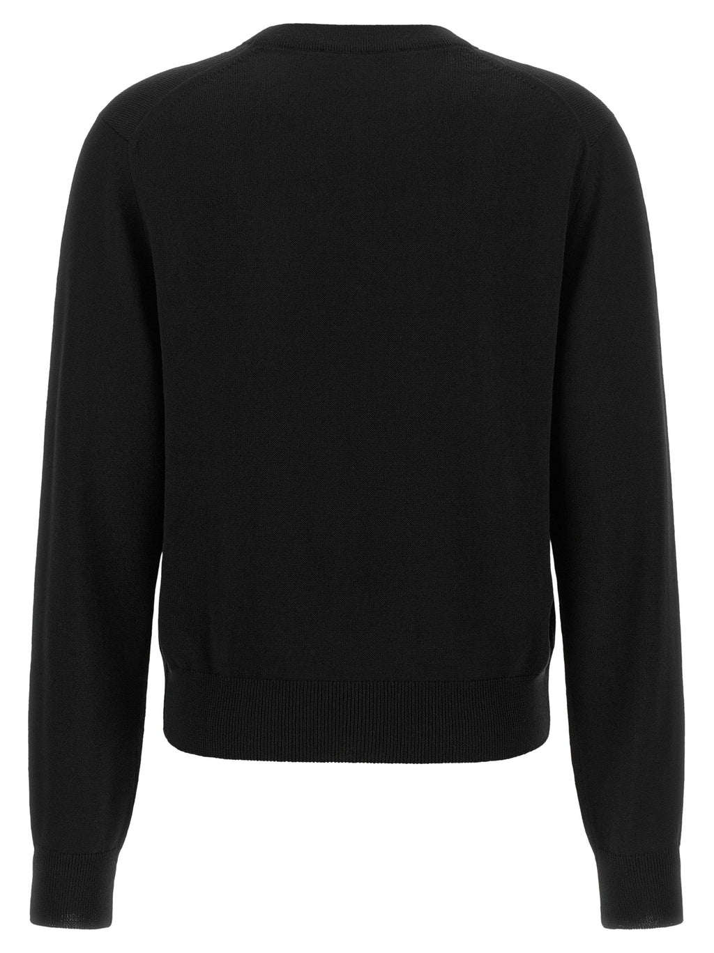 Maison Kitsuné Black Wool Cardigan