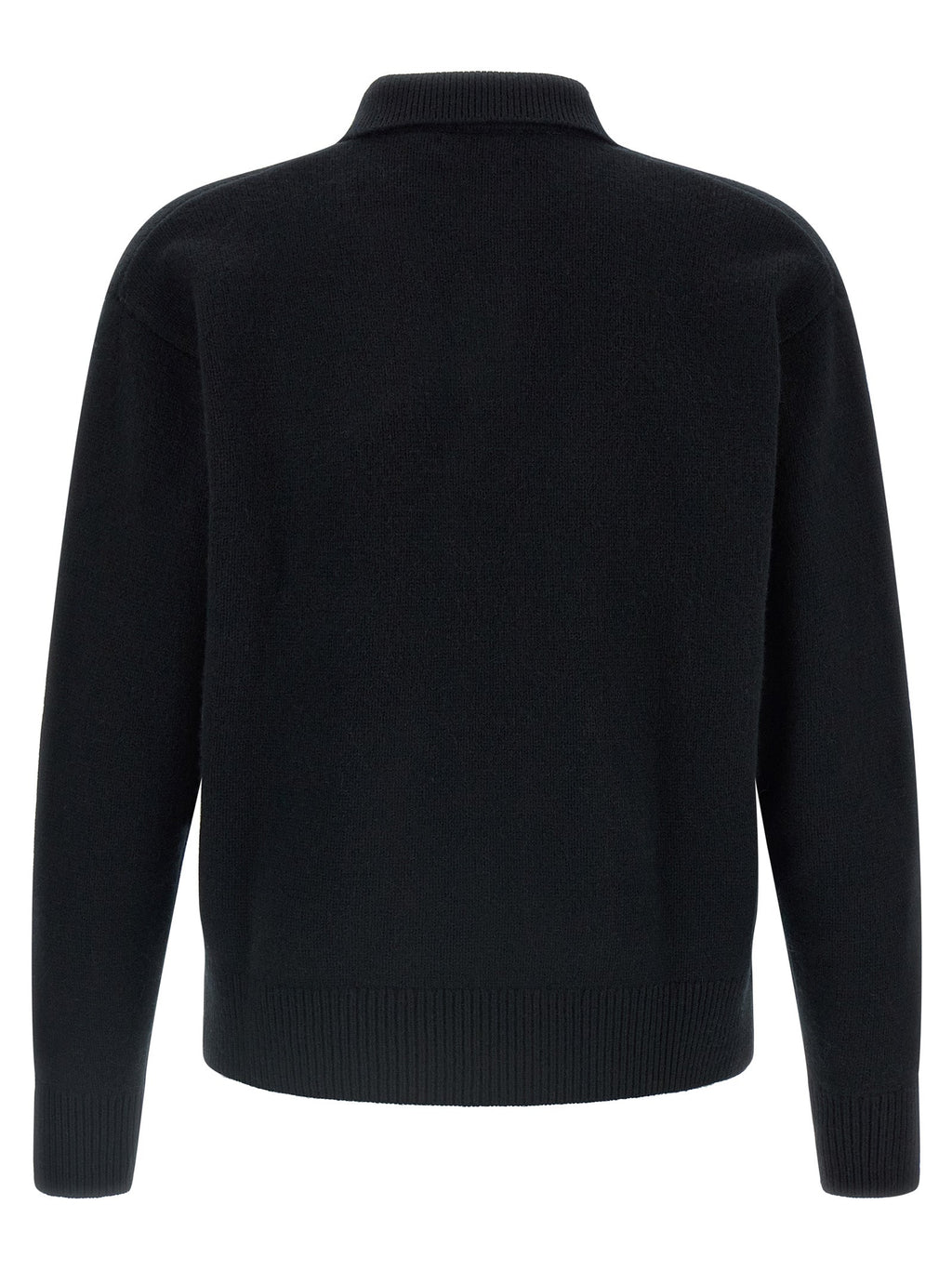 Polo Ralph Lauren Black Wool Polo Shirt