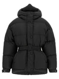 IENKI IENKI Black Nylon Full-Length Jacket