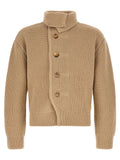 Dries Van Noten Beige Wool Cardigan
