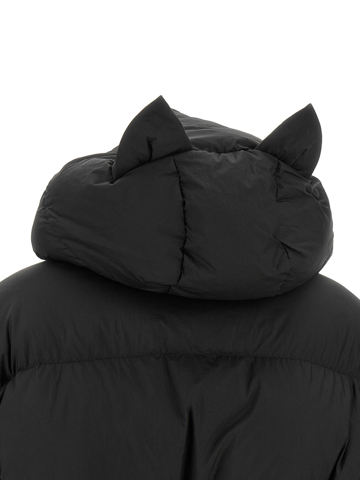 IENKI IENKI Black Nylon Full-Length Jacket